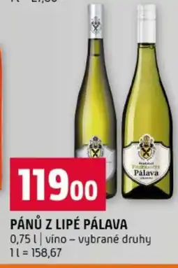 Terno PÁNŮ Z LIPÉ PÁLAVA nabídka