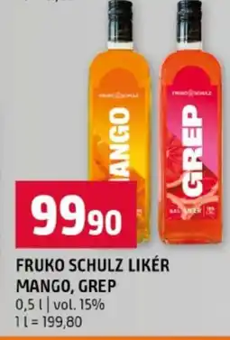 Terno FRUKO SCHULZ LIKÉR MANGO, GREP nabídka