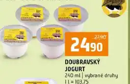 Terno Doubravský jogurt nabídka