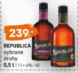 Terno REPUBLICA vybrané druhy nabídka