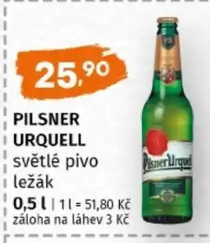 Terno Pilsner Urquell nabídka