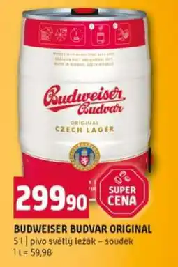 Terno Budweiser Budvar original nabídka