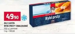 Terno DLE GUSTA RYBÍ PRSTY OBALOVANÉ nabídka