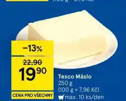 Tesco Tesco Máslo nabídka