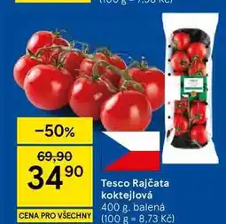 Tesco Tesco Rajčata koktejlová, 400 g, balená nabídka