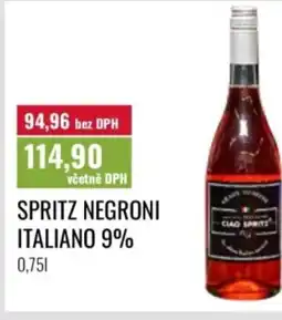 Ratio Spritz negroni italiano 9% nabídka