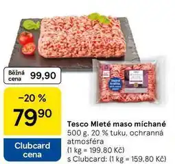 Tesco Tesco Mleté maso míchané nabídka