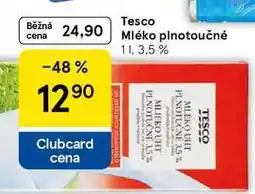 Tesco Tesco Mléko plnotoučné 1 l, 3.5% nabídka
