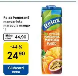 Tesco Relax Pomeranč mandarinka maracuja mango nabídka