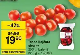 Tesco Tesco Rajčata cherry, 250 g. balená nabídka