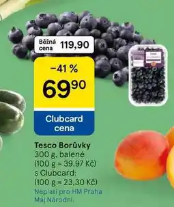 Tesco Borůvky, 300 g, balené nabídka