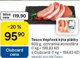 Tesco Tesco Vepřová kýta plátky nabídka