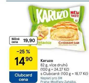 Tesco Karuzo, 82 g, více druhů nabídka
