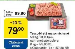Tesco Tesco Mleté maso míchané nabídka