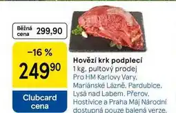 Tesco Hovězí krk podplecí nabídka