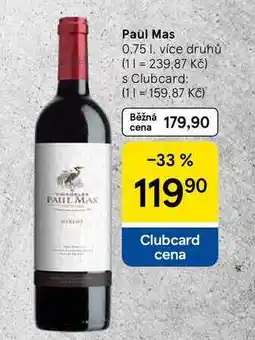 Tesco Paul Mas, 0.75 l, více druhů nabídka