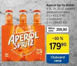 Tesco Aperol Spritz Bitter 9%, 3× nabídka
