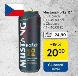 Tesco Mustang Hořký 12, 0,5 l, plech nabídka