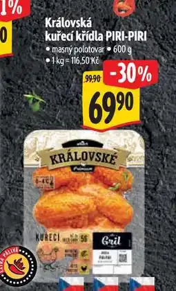 Albert Královská kuřecí křídla PIRI-PIRI nabídka
