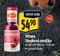 Albert Vitana Steaková omáčka nabídka
