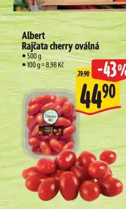 Albert Albert Rajčata cherry oválná nabídka
