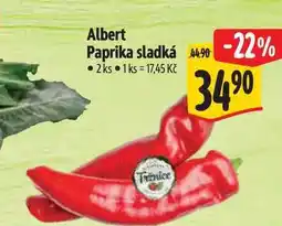 Albert Albert Paprika sladká 2 ks nabídka