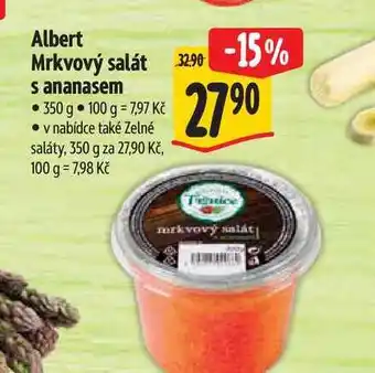Albert Albert Mrkvový salát s ananasem nabídka