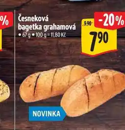 Albert Česneková bagetka grahamová nabídka