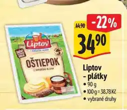 Albert Liptov - plátky nabídka
