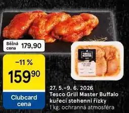 Tesco Tesco Grill Master Buffalo kuřecí stehenní řízky nabídka