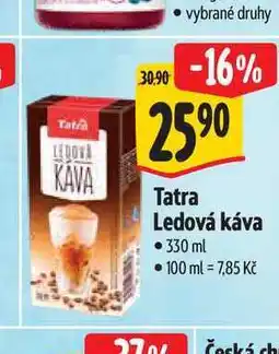 Albert Tatra Ledová káva nabídka