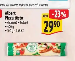 Albert Albert Pizza těsto nabídka