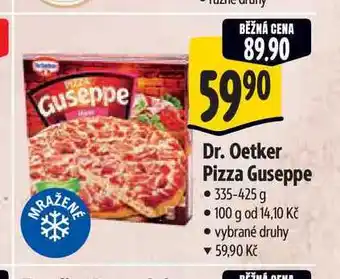 Albert Dr. Oetker Pizza Guseppe nabídka
