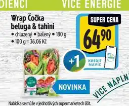 Albert Wrap Čočka beluga & tahini nabídka