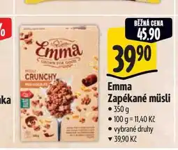 Albert Emma Zapékané müsli nabídka