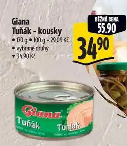 Albert Giana Tuňák - kousky nabídka