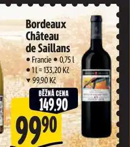 Albert Bordeaux Château de Saillans nabídka