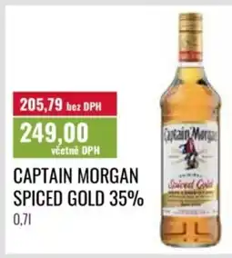 Ratio Captain morgan spiced gold 35% nabídka