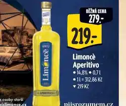 Albert Limoncè Aperitivo nabídka