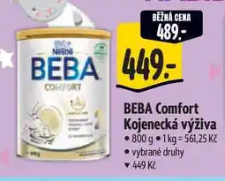 Albert BEBA Comfort Kojenecká výživa nabídka