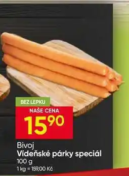 Hruška Bivoj Vídeňské párky speciál nabídka