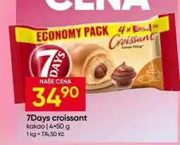 Hruška 7Days croissant kakao 4× nabídka