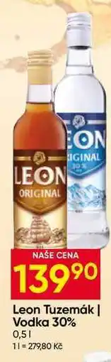 Hruška Leon Tuzemák, Vodka 30% nabídka