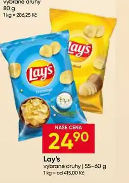Hruška Lay's vybrané druhy nabídka