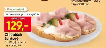 Hruška Chlebíček šunkový nabídka