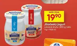 Hruška Jihočeský jogurt vybrané druhy 200 g sklo nabídka