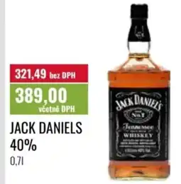 Ratio Jack daniel's 40% nabídka