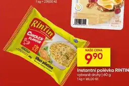 Hruška Instantní polévka RINTIN vybrané druhy nabídka