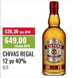 Ratio Chivas regal 12 yo 40% nabídka