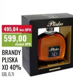 Ratio Brandy pliska XO 40% nabídka